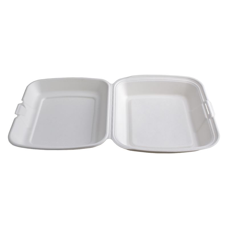 Menu box pojemnik z trzciny cukrowej jednokomorowe 230x205x40 50szt