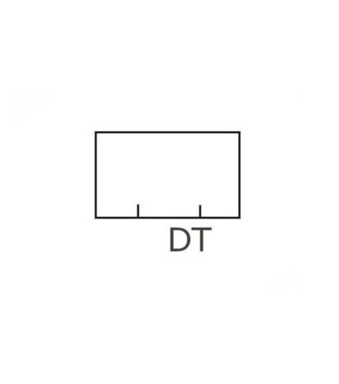 Taśmy do metkownic Tovel2 białe 26x16mm dwurzędowa, prosta 5szt
