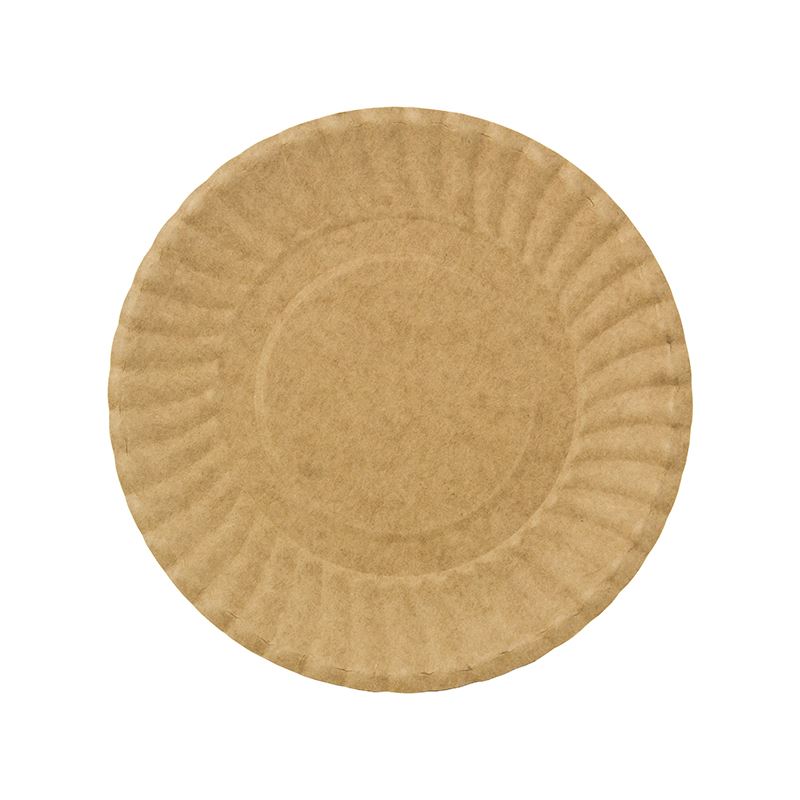Talerz papierowy 15cm kraft 100szt