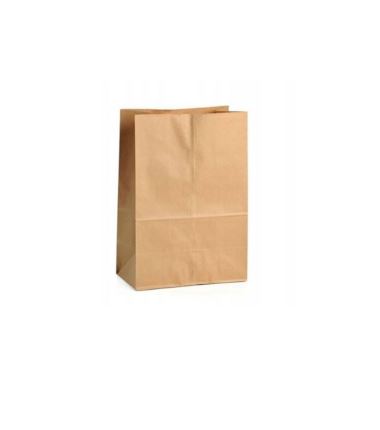 Torba papierowa klockowa brązowa 250x110x280 500szt