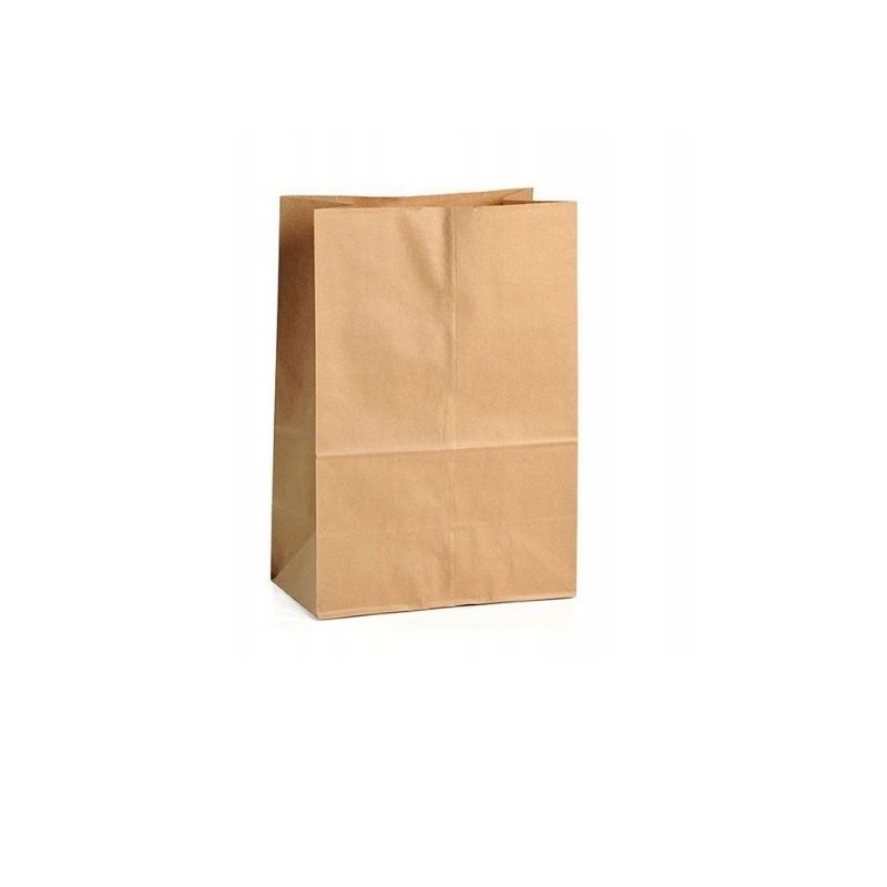 Torba papierowa klockowa brązowa 250x110x280 500szt
