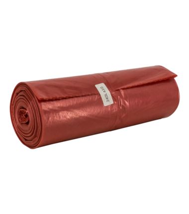 Worki na śmieci 240l czerwone 10szt