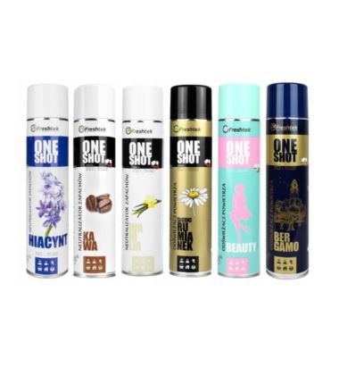 Aerozol zapachowy Power Shot 600ml Freshtek