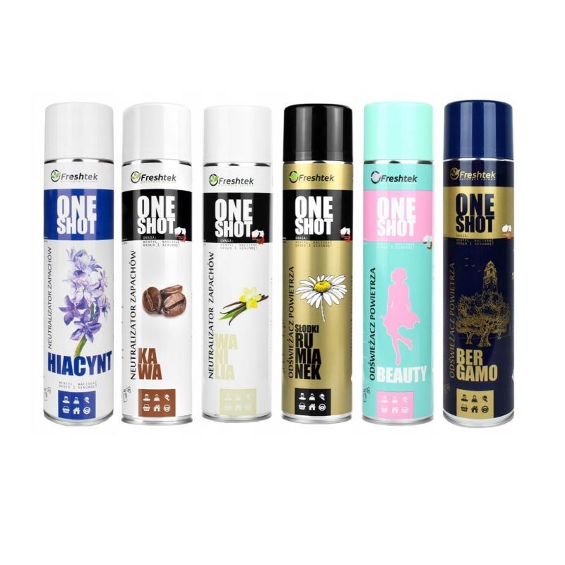 Aerozol zapachowy Power Shot 600ml Freshtek