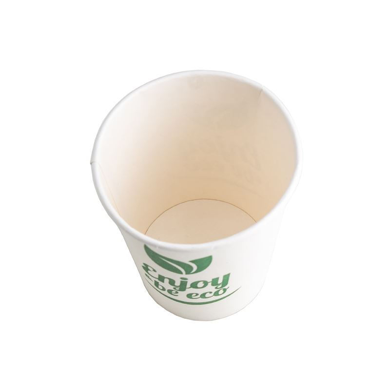 Kubek papierowy PLASTIC FREE 250ml 80mm z nadrukiem 50szt