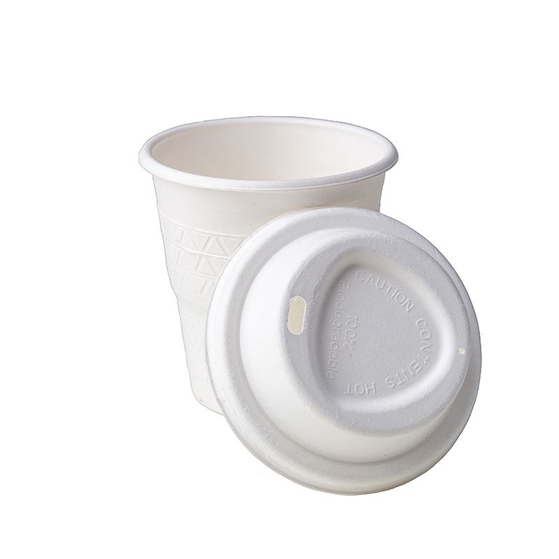 Dekiel z trzciny cukrowej pulpa 80mm biały 50szt