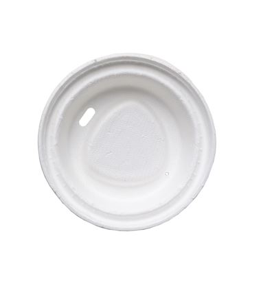 Dekiel z trzciny cukrowej pulpa 80mm biały 50szt