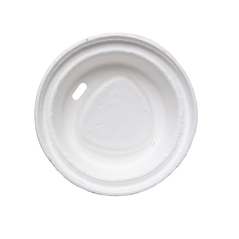 Dekiel z trzciny cukrowej pulpa 80mm biały 50szt