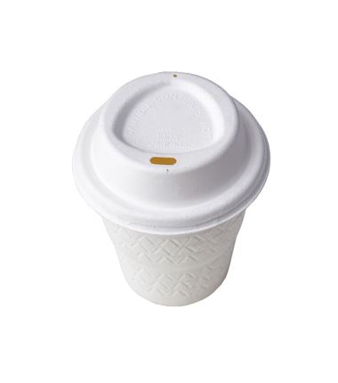 Dekiel z trzciny cukrowej pulpa 80mm biały 50szt