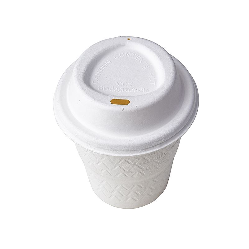 Dekiel z trzciny cukrowej pulpa 80mm biały 50szt