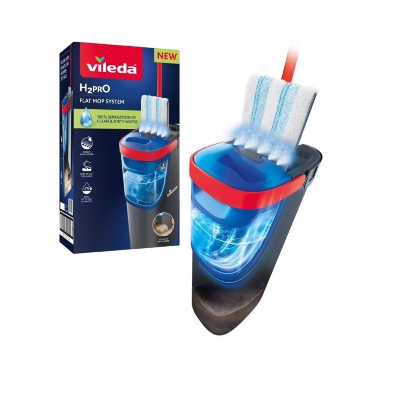 Zestaw mop płaski Vileda H2prO