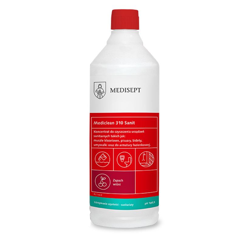 Koncentrat do czyszczenia powierzchni sanitarnych MC310 Sanit Wiśnia 1L