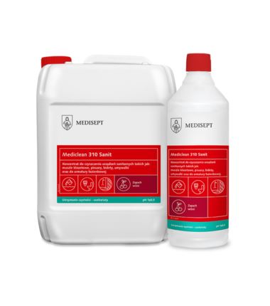 Koncentrat do mycia powierzchni sanitarnych 5L WIŚNIA MC 310 Sanit Mediclean