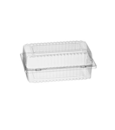 Pojemnik zamykany transparentny na ciasto PET TP404 50szt