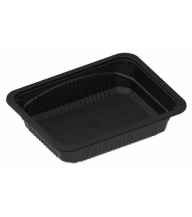 Pojemnik PP czarny jednodzielny 227x178x50 320szt