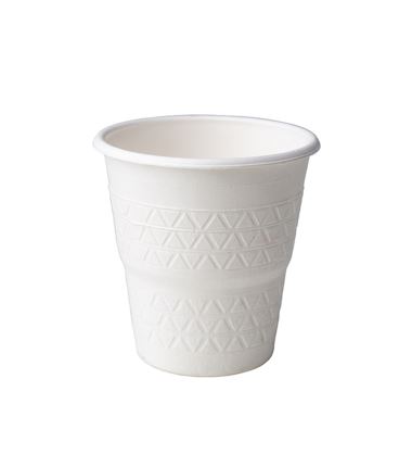 Kubek trzcina cukrowa biały 200ml 80mm biały 25szt