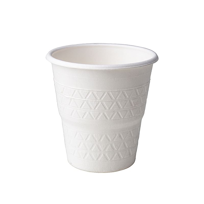 Kubek trzcina cukrowa biały 200ml 80mm biały 25szt
