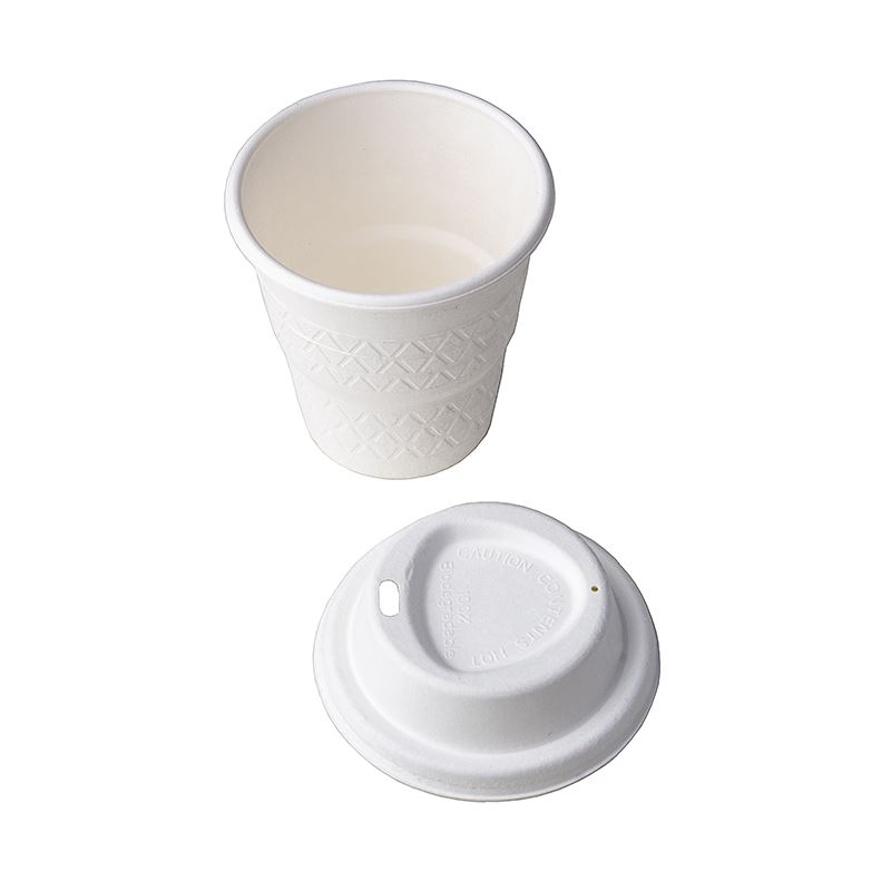 Kubek trzcina cukrowa biały 200ml 80mm biały 25szt