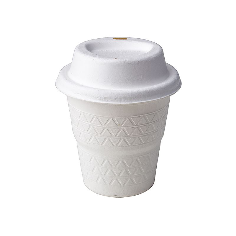 Kubek trzcina cukrowa biały 200ml 80mm biały 25szt