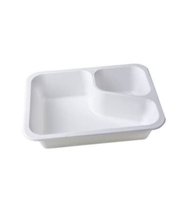 Pojemnik do zgrzewu 227x178x50 biały 2-dzielny COLT 400szt