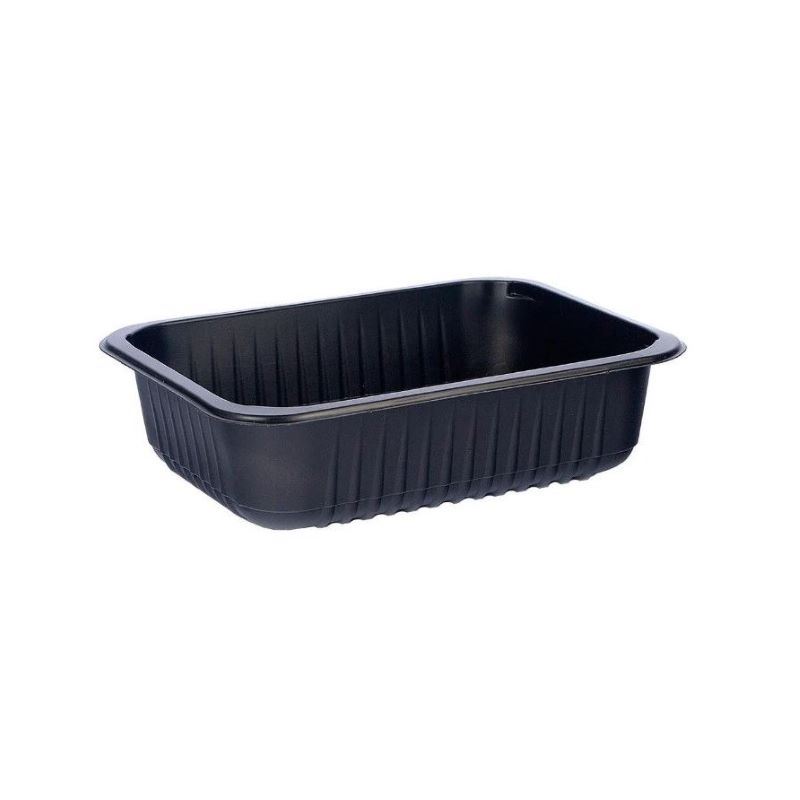 Pojemnik do zgrzewu czarny 187x137x50 PP 640szt