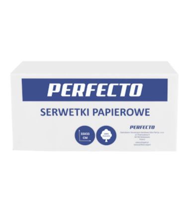 Serwetki 33x33 składane 1/4 2W białe 250szt