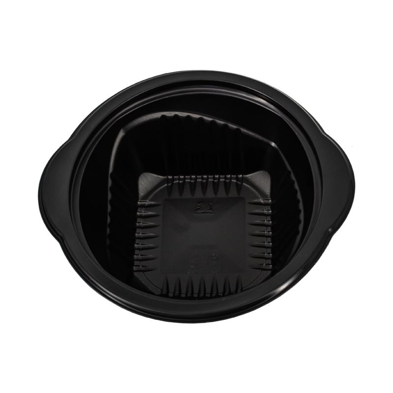 Miska flaczarka do zgrzewu 500ml czarna D-5500RC 50szt