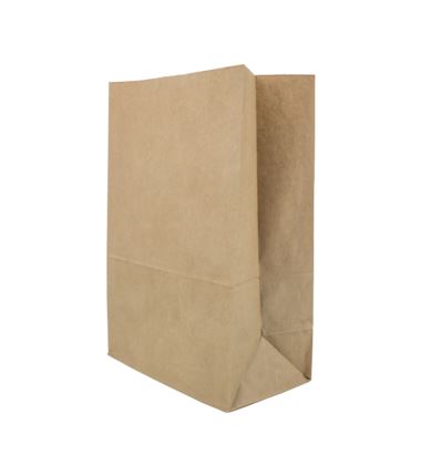 Torba papierowa klockowa brązowa 280x160x420 250szt