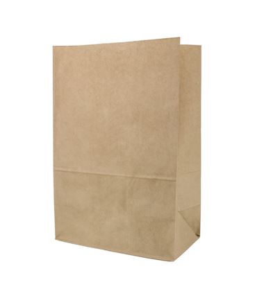 Torba papierowa klockowa brązowa 280x160x420 250szt