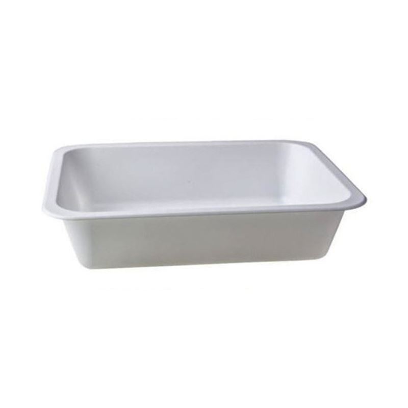 Pojemnik do zgrzewu 227x178x50 biały 1-dzielny 600szt
