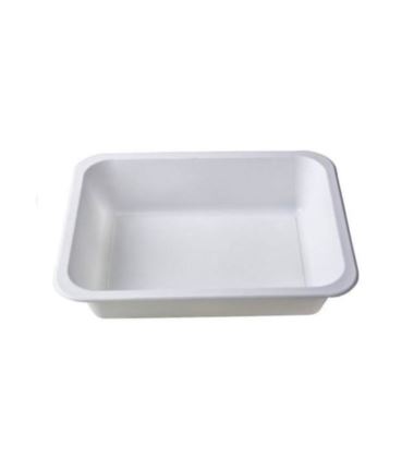 Pojemnik do zgrzewu 227x178x50 biały 1-dzielny 600szt