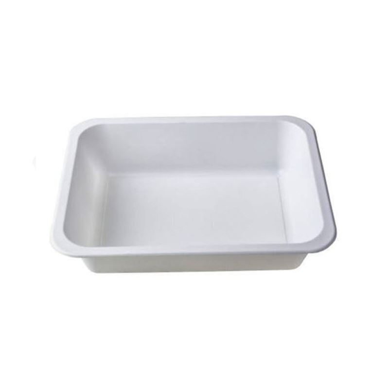 Pojemnik do zgrzewu 227x178x50 biały 1-dzielny 600szt