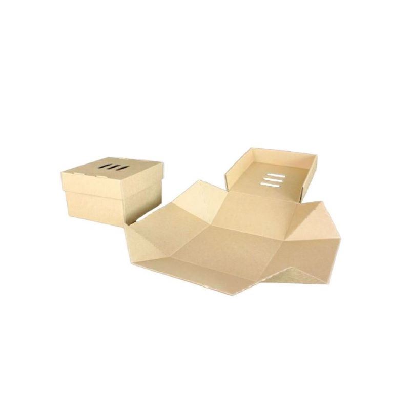 Pudełko burger box rozkładane 130x130x100 gigant 100szt