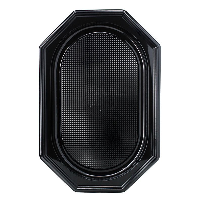 Patera cateringowa czarna PET 550mm 10szt