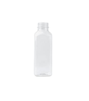 Butelki transparentne prostokątne 330ml 100szt 15338