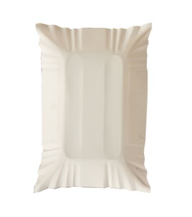 Tacka papierowa prostokątna biała 14x20cm 500szt