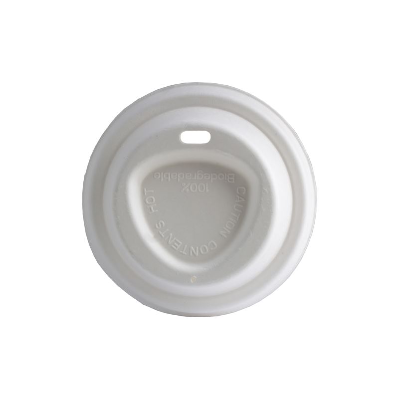 Dekiel z trzciny cukrowej pulpa 90mm biały 50szt