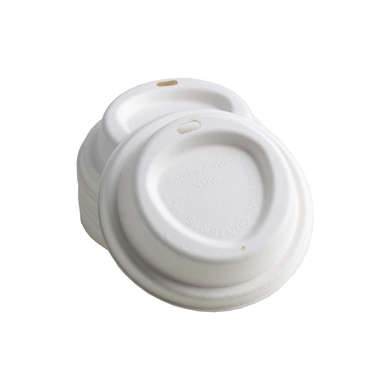 Dekiel z trzciny cukrowej pulpa 90mm biały 50szt