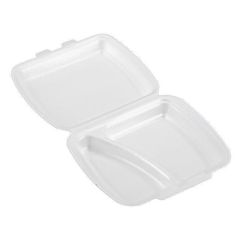 Menu box pojemnik styropianowy XPS dwukomorowe HP4/2 125szt