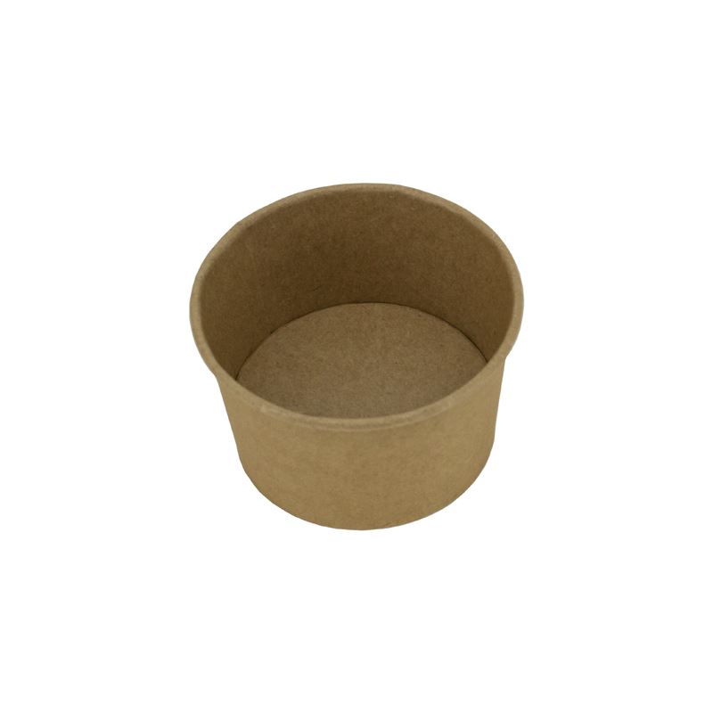 Miseczka papierowa na lody 130ml Kraft 25szt