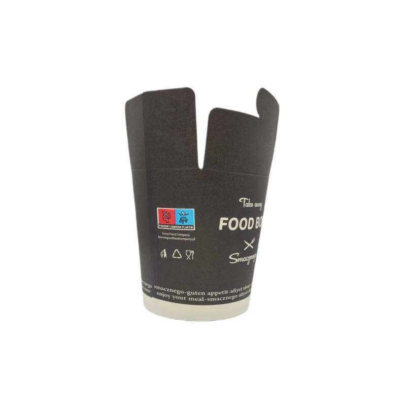 Pojemnik kebab Food Box 1000ml czarny 50szt