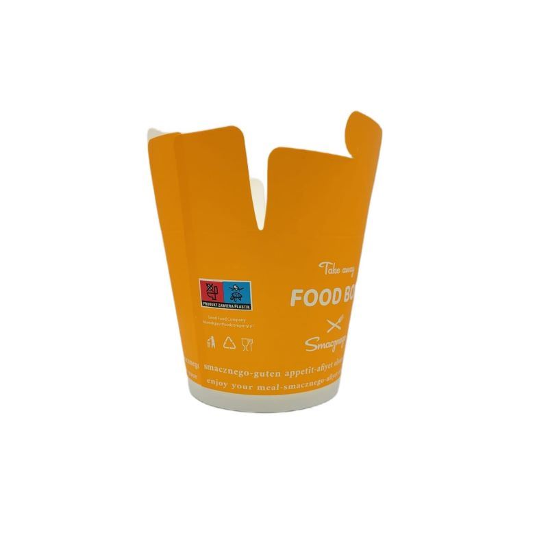 Pojemnik kebab Food Box 750ml pomarańczowy 50szt