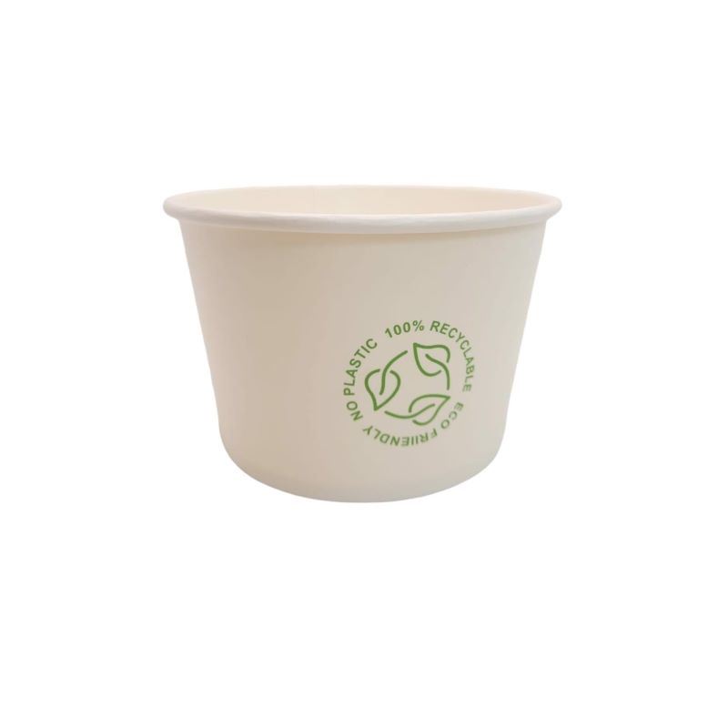 Miska papierowa Plastic Free 500ml biała 115mm 50szt