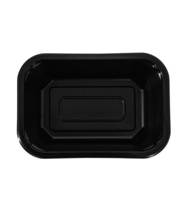 Pojemnik do zgrzewu 160x112x66 czarny 1-dzielny 384szt
