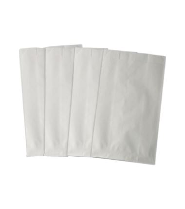 Torebka fałdowa 350x210x80 biała TB-3 1000szt