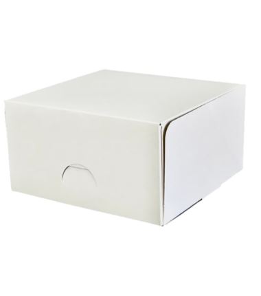 Pudełko cukiernicze 130x130x70mm białe 20szt