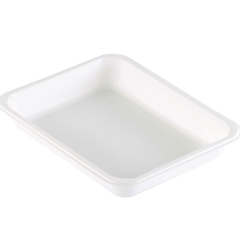 Pojemnik do zgrzewu 227x178x23 biały 1-dzielny a'464