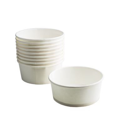 Miseczka papierowa na lody 350ml biała 30szt