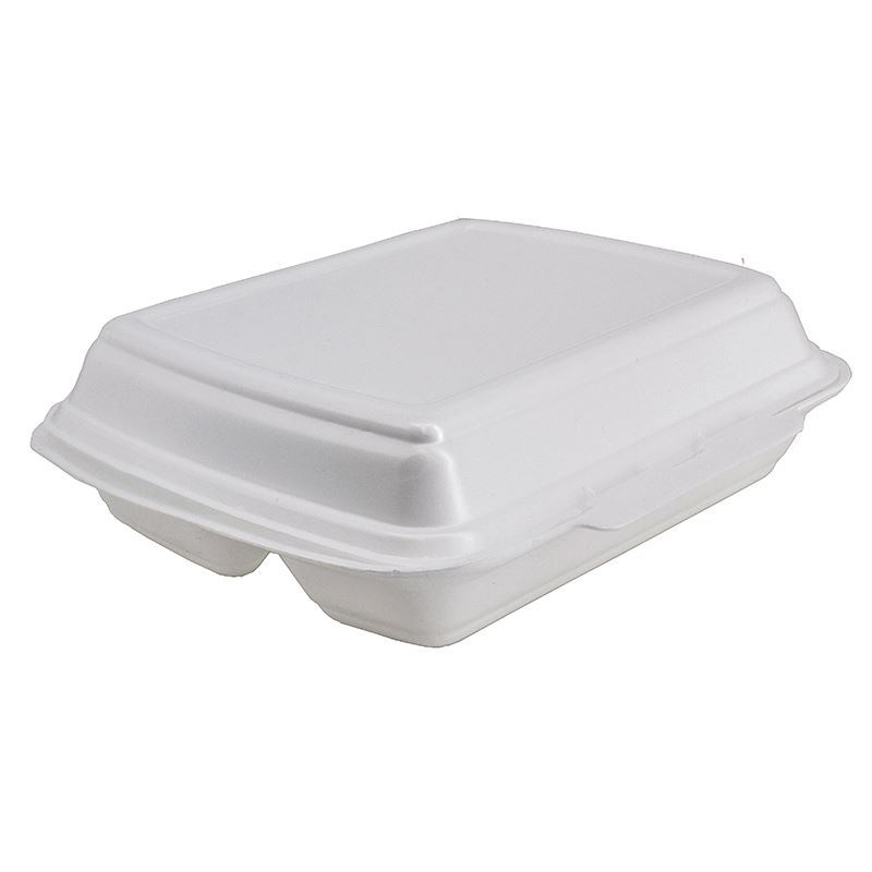 Menu box pojemnik styropianowy XPS trzykomorowe HP4/3 125szt