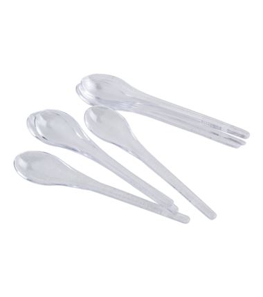 Mini łyżeczka fingerfood krystaliczna 10cm 200szt